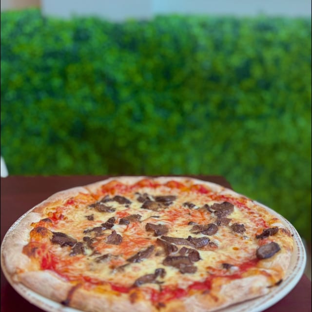 Vegan Pizza Mushrooms.